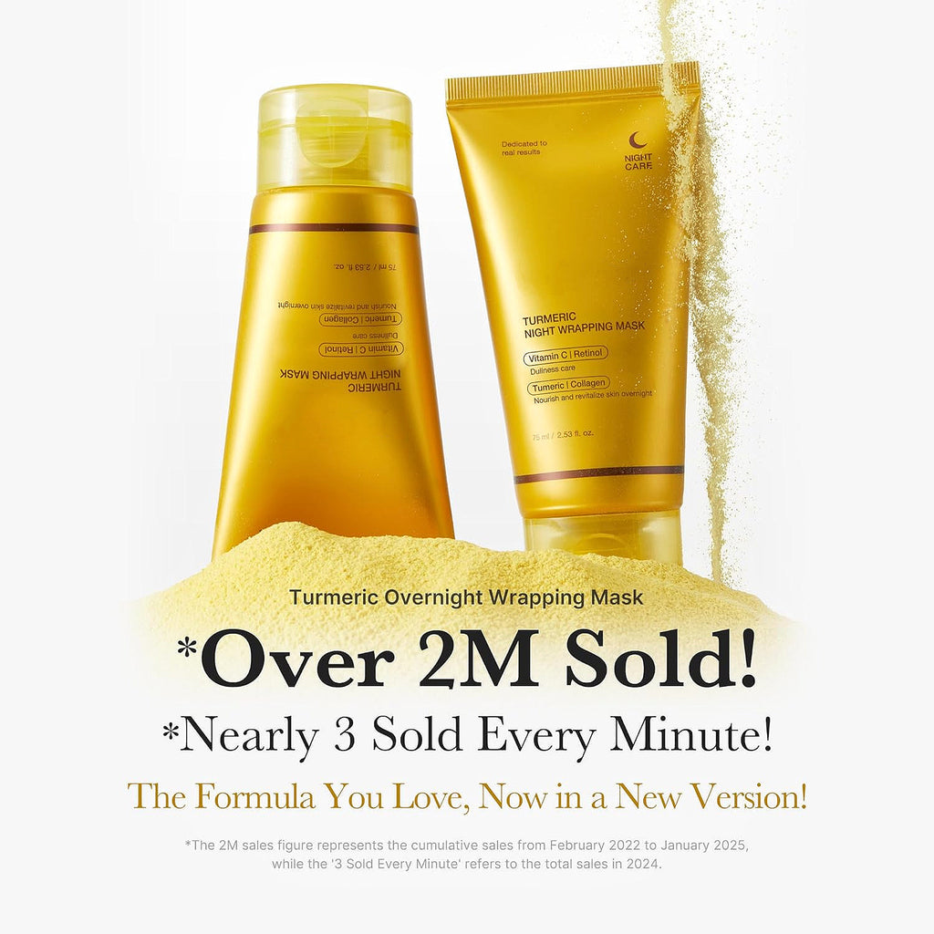 Turmeric Glow & Peel: Brightening Collagen Mask
